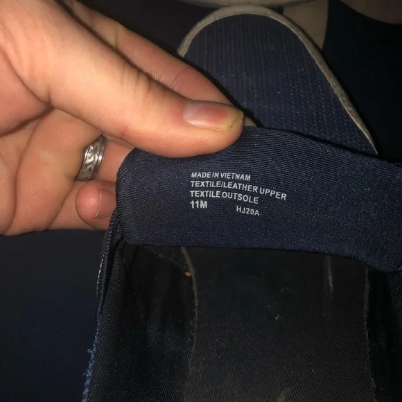 Michael Kors Navy and White Men's Sneakers - Picture 4 of 5